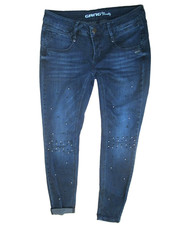 GANG NENA SKINNY weiche Jeans Hüftig Stretch dunkelblau  Size 29  NEU