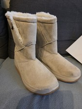 Beige Winterstifel, Größe 42