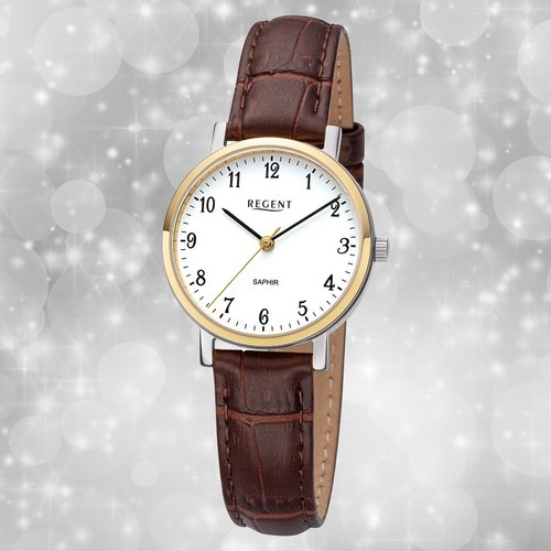 Armbanduhr leder braun damen - armbanduhr,