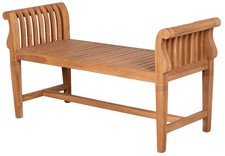 Teakholz Gartenbank Wigan ohne