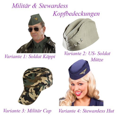 Militär stewardess hut - &,