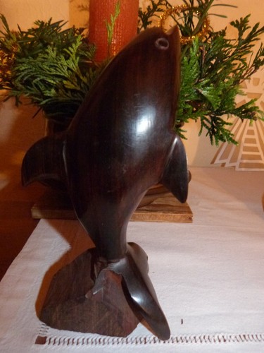 Makonde delphin - makonde,