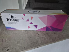 Skateboard ( Feldus) mit LED Rädern, Lila, mit Original Tragetasche und Karton.