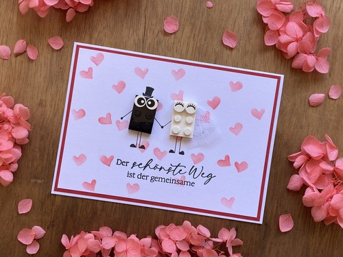 Hochzeitskarte mit brautpaar - hochzeitskarte,