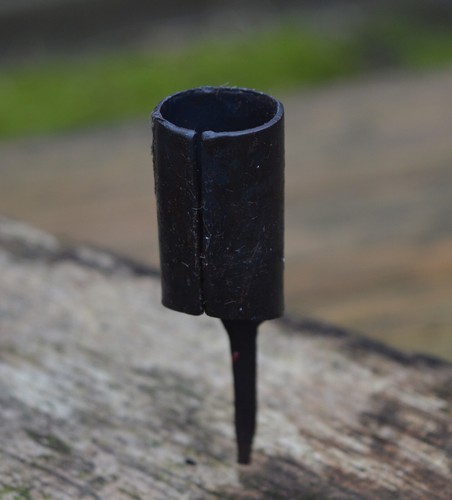 Kerzenhalter mit nagel zum - nagel,