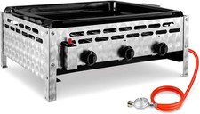 Edelstahl gasbräter flammig - gasbräter, 3-flammig