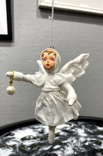 Watte Christbaumschmuck 061 - Handarbeit, Weihnachtsschmuck, Wattepuppe, Vintage