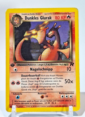 Pokemon karte dunkles glurak - pokemon,