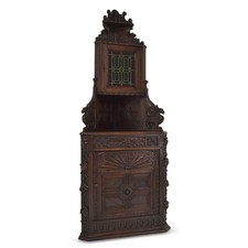 Antik großer eckschrank mit - antik!,