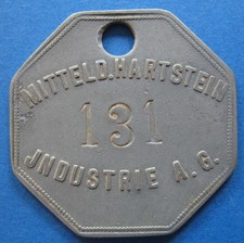 alte WERTMARKE HANAU Mitteldt. Hartstein Industrie Werkzeugmarke Menzel nicht!