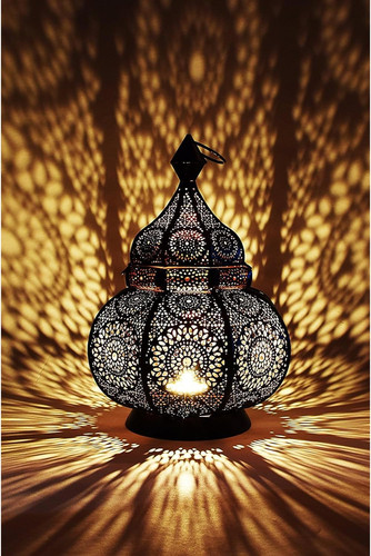 Orientalische laterne metall - orientalische,