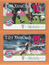 2x T-D1 Xtra Cash - FC Bayern München Mobilfunkkarten-Set (Fussball)