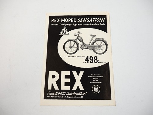 Rex zweigang moped - 49, ccm