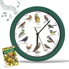 Wanduhr mit Vogelstimmen