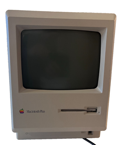 Vintage apple macintosh plus - vintage,