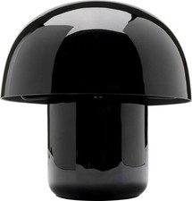 Kare Designer Tischlampe Pilz in Schwarz – Modernes Metall-Design