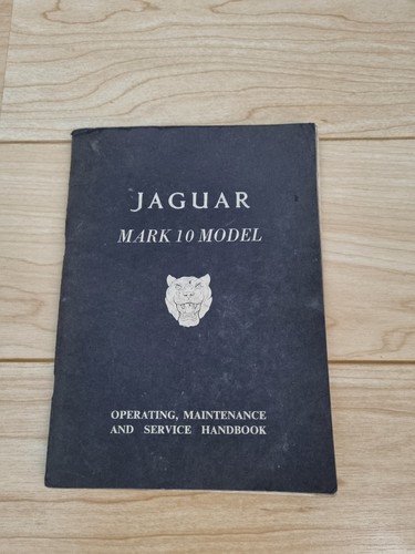 Jaguar mk10 420g owners - owners, manual
