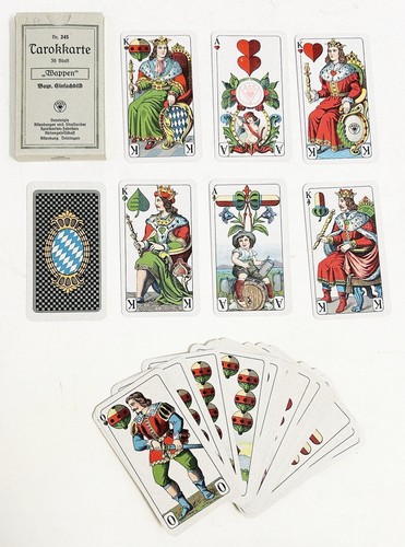 Tarock tarot 245 wappen bayern - tarock,