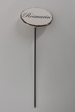 Kräuterschilder Pflanzschilder Garten Beetstecker Kräuter Schild "Rosmarin"