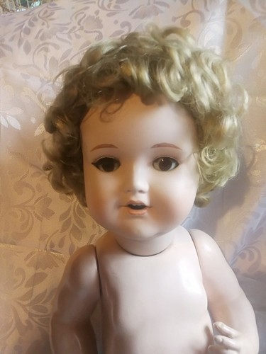 Porzellankopfpuppe 2966 mit - porzellankopfpuppe, am