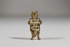 Fuchs Mit Grußtafel