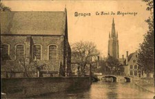 Feldpostkarte 1. Weltkrieg 1914 BRUGES Le Pont Du Béguinage Brücke Feldpost gel.