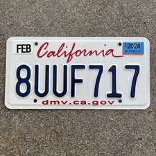 Original US Auto Kennzeichen Nummernschild USA ?? California 