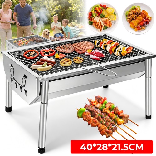 Holzkohlegrill bbq edelstahl - holzkohlegrill,