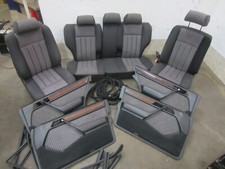 Sitze Innenausstattung Mercedes W124 W 124 KARO Schwarz Kombi elektrisch TOP