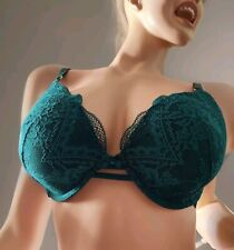 Bügel BH mit Spitze von Hunkemöller grün Gr.85D w. NEU