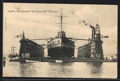 Linienschiff thüringen im - thüringen,