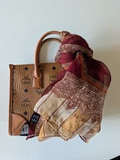 MCM Seidentuch Paisley 170x65 cm – 100% Seide – Top Zustand – Luxus Accessoire