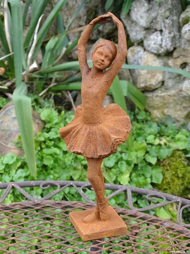 Gusseisen ballerina tänzerin - gusseisen,