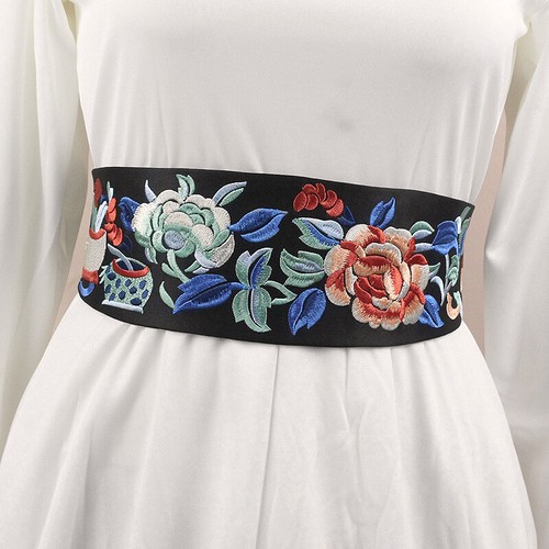 Damen blumenmuster stickerei - blumenmuster,
