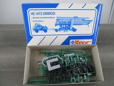 Roco H0 1672 Bausatz Schnelleinsatzkasten Unimog "Schwarzbau" ungebaut in OVP