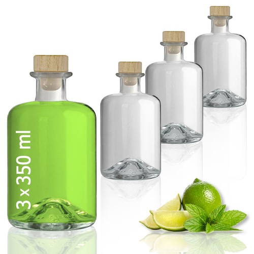 Glasflaschen 350ml leer - , mit