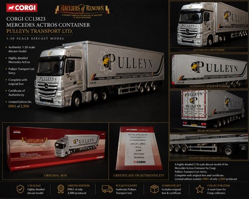 Corgi cc13823 mercedes - corgi, actros
