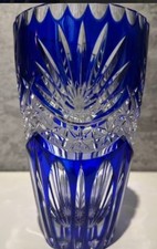 Bleikristall Vase, Überfang