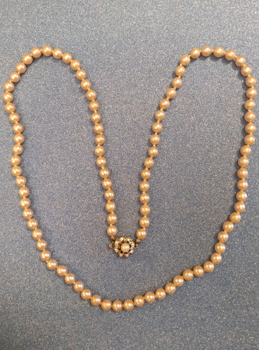 Schöner vintage perlen kette - perlen,