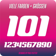 Zahlen Aufkleber 4–15cm