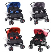 Zwillingswagen Babywagen Kinderwagen Klappbar Geschwisterwagen Baby Buggy Neu