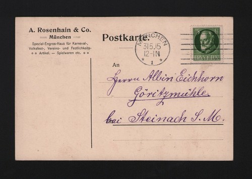 München postkarte 1915 a - postkarte, 1915,