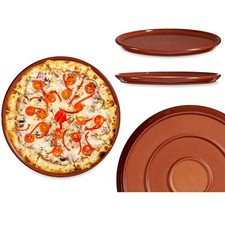 Pizzateller aus Ton  Ø 32 cm