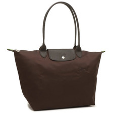 Longchamp Le Pliage Club L Tote Bag Mocha Brown - Recycled Canvas Outlet NEU