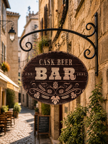 Vintage pub bar schild - vintage,