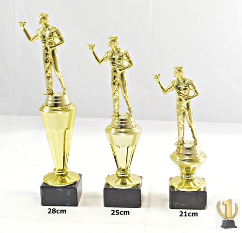 Dart trophäe pokal 3er set - trophäe,