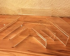 Acryl Aufsteller 5 Stück zum Präsentieren von Schmuck o.ä.