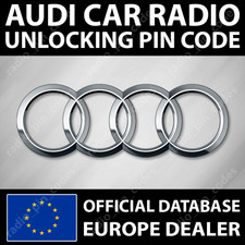 AUDI RADIO NAVIGATION UNLOCK PIN CODE FOR CHORUS CONCERT SYMPHONY RNS-D RNS-E