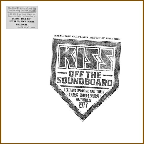 Kiss off the - off, soundboard