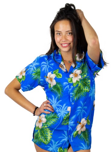 Funky hawaiibluse small - hawaiibluse, flower